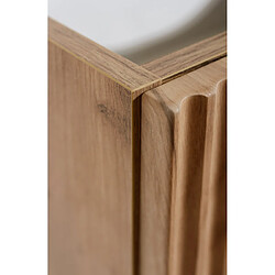 3XELIVING Meuble de salle de bains, chêne Craft / blanc, 80 (60 + 20) x 58,6 x 46 cm pas cher