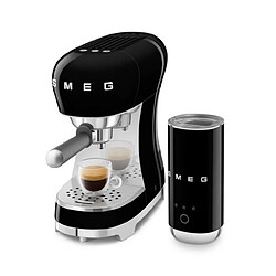 Avis Machine à expresso 15 bars noir - ECF12BLEU - Années 50 - SMEG