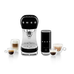 Machine à expresso 15 bars noir - ECF12BLEU - Années 50 - SMEG pas cher