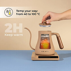 Acheter Bouilloire électrique CHiATO flowPLAY Gooseneck – 0.6 L, sable