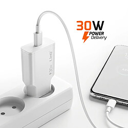 Acheter LinQ Chargeur Secteur Extra Plat avec Port USB-C Power Delivery 30W Blanc