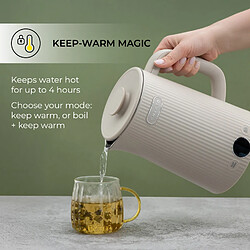 Acheter Bouilloire électrique CHiATO heatPLAY Groove – 1.7 L, sable clair