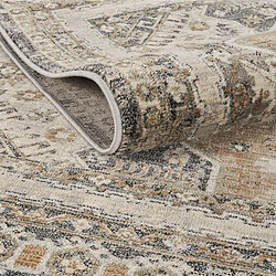 Acheter UnAmourDeTapis Tapis d'orient 200 x 310 cm, beige, crème et gris, oriental élégant, LYN52 BOUKA