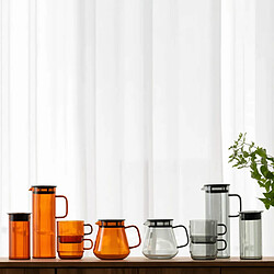 Acheter Tasse latte Hario Verre borosilicate - Gris 300 ml
