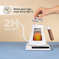 Acheter Bouilloire électrique CHiATO flowPLAY Gooseneck - 0,6 L, blanche