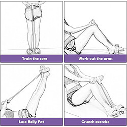 Avis INF Bande de Résistance à Pédale 6 Tubes - Entraînement Abdominal et du Tronc, Yoga et Fitness