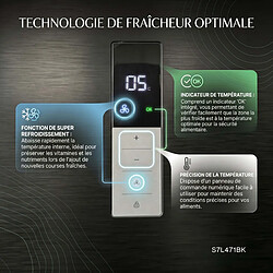 Avis 7 SEVENSTARS Sevenstars Réfrigérateur 1 porte S7L471BK Tout utile 475 litres froid ventilé noir