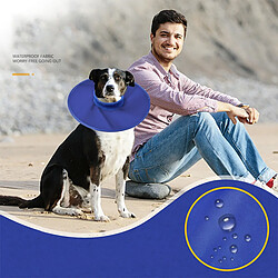 Avis INF Collier Élisabéthain pour Chien en Tissu Oxford - Imperméable et Protection Anti-Léchage