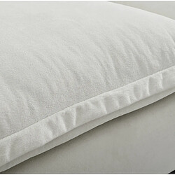 STILVORA Canapé 2 places 194/82/90 cm beige en chenille avec accoudoirs amovibles pas cher