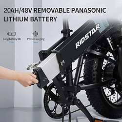 Acheter Vélo électrique Ridstar H26 Pro Double Moteur 3000W batterie 52V 23Ah freins hydrauliques