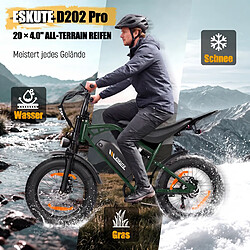Avis Vélo électrique Eskute V202 batterie 48V 20.8Ah autonomie 80km vitesse 40km/h 7V Shimano