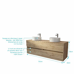 Acheter Aurlane Meuble salle de bain 160 cm