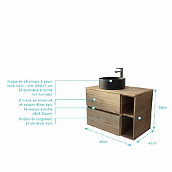 Acheter Aurlane Meuble salle de bain 80 cm