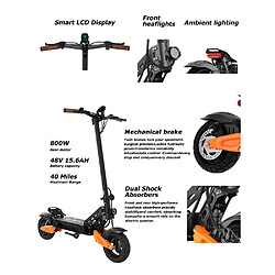 Headeer H67 Trottinette Électrique 800W 48V 15.6Ah 65km pas cher