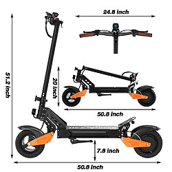 Acheter Headeer H67 Pro Trottinette Électrique 800W 48V 25Ah 95km