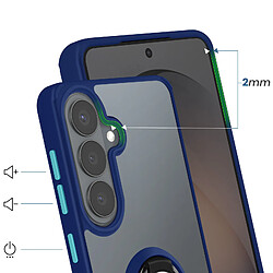 Avis Avizar Coque Translucide avec Anneau Rotatif 360° pour Galaxy S26 Plus Bleu