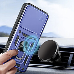 Avis Avizar Coque pour Honor 600 Lite Antichoc avec Cache Caméra et Anneau Support Bleu