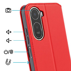 Avis Avizar Étui pour Xiaomi Redmi A7 Pro Portefeuille avec Support Vidéo Rouge