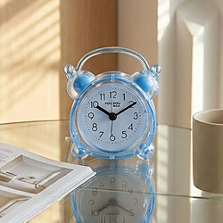 Acheter Avizar Réveil de Table Analogique à Quartz pour Chambre avec Double Cloche Bleu