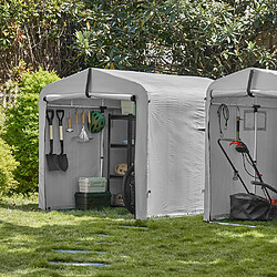 SoBuy garage auto extérieur ouverture à rouleau gris 219x159x165 cm KLS11-II-L pas cher