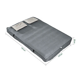 Avis SoBuy Materassino gonfiabile pliable gris 191x137x22 cm OGS32-II-L-HG-P01