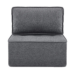 Avis STILVORA Canapé modulable gris foncé en contreplaqué pour petits espaces