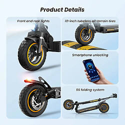 Scooter Électrique iScooter W9 Air — 800W, 48V 10Ah, IPX4 pas cher