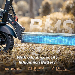 Acheter Scooter Électrique iScooter iX4 Max — 800W, 48V 15Ah, 45 km, IP54