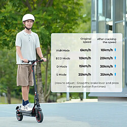 Avis Scooter Électrique iScooter W7 — 650W, 37 km, Double Suspension
