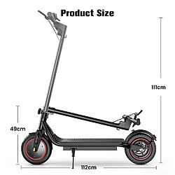 Avis Scooter Électrique iScooter W6 — 500W, 40 km, IPX4, App Voltix
