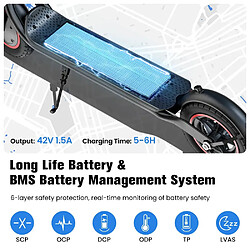 Scooter Électrique iScooter W6 — 500W, 40 km, IPX4, App Voltix pas cher