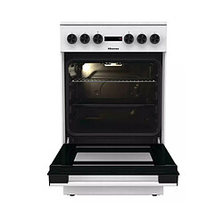 Avis Cuisinière vitrocéramique 68l 4 feux - HEC5A11WG - HISENSE