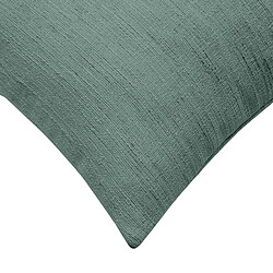 Avis Douceur D'Interieur Coussin Effet Lin Tissé Nando 45x45cm Vert Cèdre