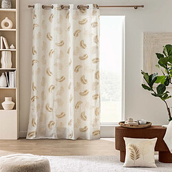 Douceur D'Interieur Coussin Déco Isadora 45x45cm Beige & Ocre pas cher