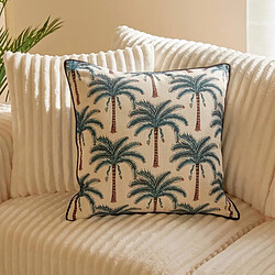 Avis Atmosphera Coussin d'Extérieur The Palm Resort 45x45cm Blanc Chaud