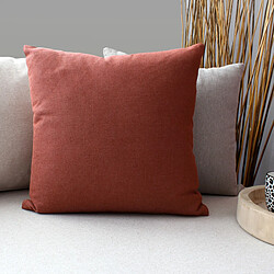 Avis enjoy Coussin Déco Uni Cambria 40x40cm Terracotta