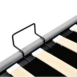 Lit Coffre Modenvie 180x200 cm gris avec rangement hydraulique pas cher