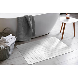 Avis Douceur D'Interieur Tapis de Bain en Diatomite Malta 50x70cm Gris