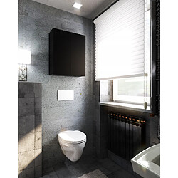 Acheter Stiv-Meubles Armoire murale Noire 60 cm - Meuble haut et colonne pour salle de bain