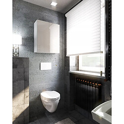 Acheter Stiv-Meubles Armoire murale blanc brillant 60 cm - Meuble haut et colonne pour salle de bain