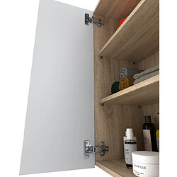Avis Stiv-Meubles Armoire murale Chêne Sonoma Blanc 60 cm - Meuble haut et colonne pour salle de bain