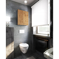 Acheter Stiv-Meubles Armoire murale GRIS + Chêne Wotan 60cm - Meuble haut et colonne pour salle de bain