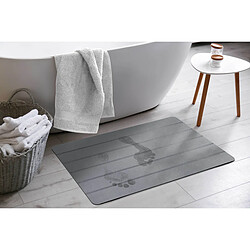 Avis Douceur D'Interieur Tapis de Bain en Diatomite Baline 50x70cm Gris