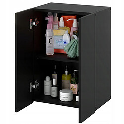 Acheter Stiv-Meubles Armoire murale NOIRE 40x25x60cm - Meuble haut et colonne pour salle de bain