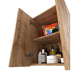 Avis Stiv-Meubles Armoire murale Chêne Wotan 40x25x60cm - Meuble haut et colonne pour salle de bain