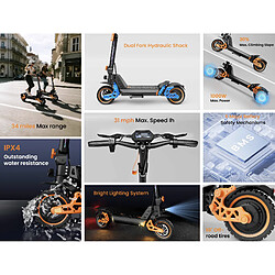 Avis RUITOO Trottinette électrique M4 Max pliable moteur 1000W 48V batterie 15,6Ah autonomie 55km