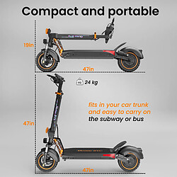 Acheter RUITOO Trottinette électrique RT6 pliable moteur 48V 1000W batterie 15,6Ah autonomie 50-55km