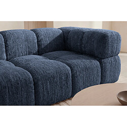 Acheter Casanova Canapé droit tissu chenille 2 places Bleu