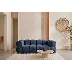 Avis Casanova Canapé droit tissu chenille 2 places Bleu