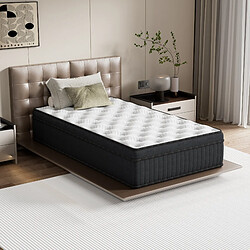 TEENO Matelas Ressorts Ensachés 90x190 cm SOMNIAE , Accueil Mémoire De Forme, 25 cm pas cher